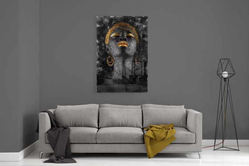 Impression sur verre Vintage - Bleu - Femme Tableau decoration murale salon 120x80 cm Tableau sur verre acrylique Impression sur verre Vintage - Bleu - Femme Tableau decoration murale salon 120x80 cm Tableau sur verre acrylique