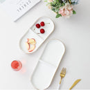 TREND HOME COLLECTION 2'li Bölmeli sunum tabaklar gold