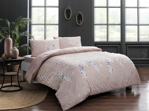 TAÇ SARAH ensemble de linge de lit renforcé 1 personne rose - Bella-Home: art de la table, verrerie, trousseau de mariée, décoration