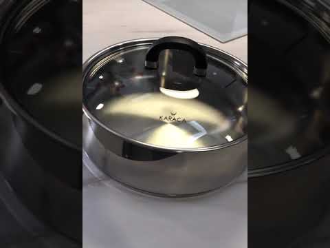 Karaca Etiler Set de 8 ustensiles de cuisine en acier, Faitout, Casserole, Poêle, Set de casseroles en acier inoxydable, Aide à la cuisine, Repas Indispensable, Indispensable pour les cuisines Karaca Etiler Set de 8 ustensiles de cuisine en acier, Faitout, Casserole, Poêle, Set de casseroles en acier inoxydable, Aide à la cuisine, Repas Indispensable, Indispensable pour les cuisines