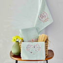 KARACA HOME ELENIE 3er-Set bestickte Handtücher