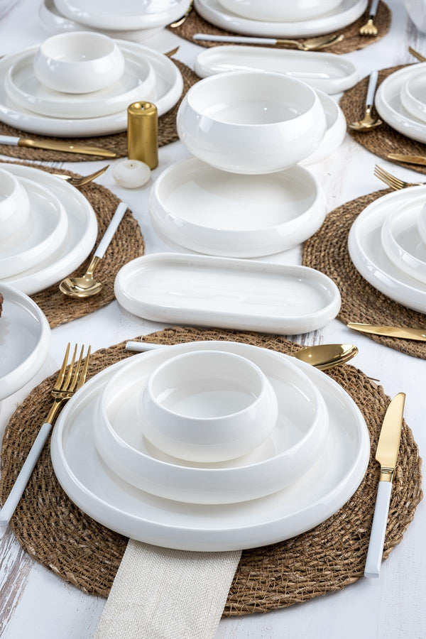 Service De Table Complet, Vaiselle De Table Porcelaine Moderne
