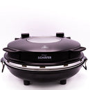 SCHÄFER Pizza Lahmacun Fırını 32 cm aksesuarlı SİYAH mat