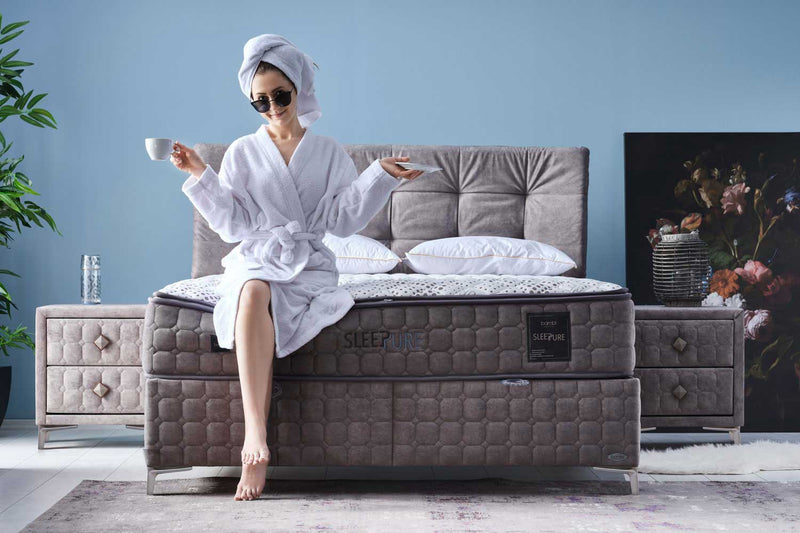 BAMBI COMFIZONE Bett mit Bettkasten, Kopfteil und Matratze Comfort Balance Technology