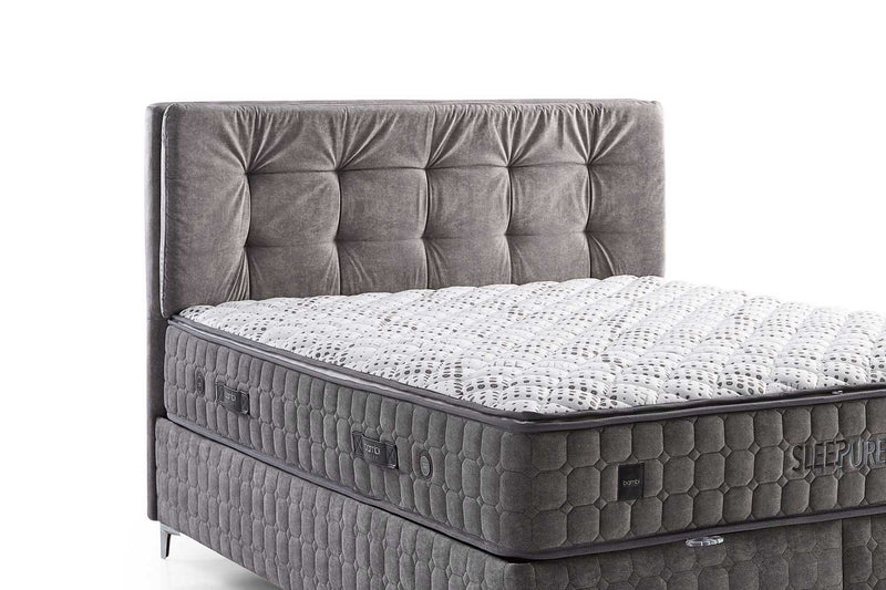 BAMBI SLEEPURE Lit coffre, Tête de lit et Matelas Hyper Soft Extra Comfort